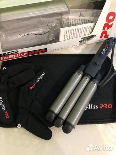 Плойка BaByliss bab2269tte тройная волна