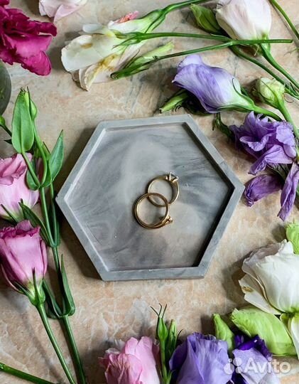 Поднос из гипса