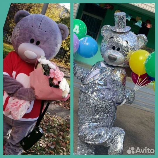 Мишка тедди на праздник