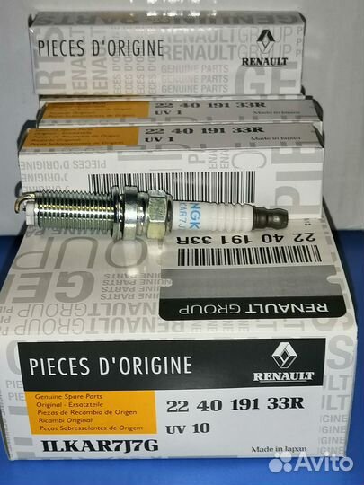 Свеча зажигания 224019133R renault 1.2 TCe