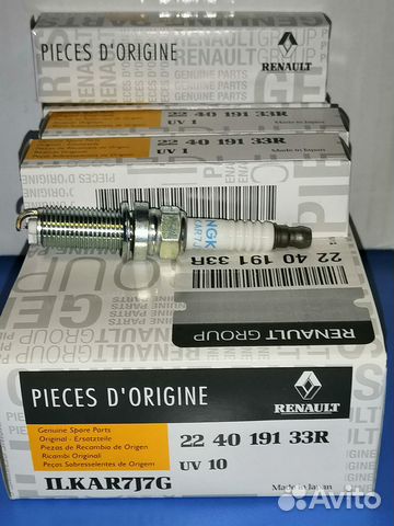 Свеча зажигания 224019133R renault 1.2 TCe