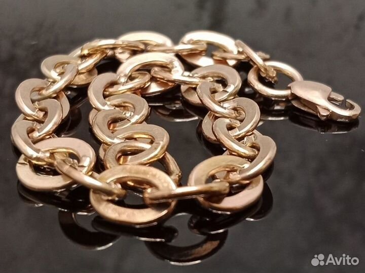 Золотой браслет 375 пробы массой 18 грамм (20 см)