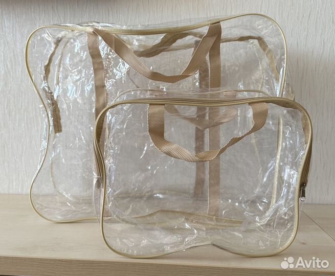 Прозрачная сумка в роддом