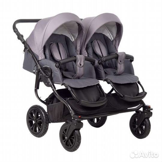 Коляска для двойни indigo