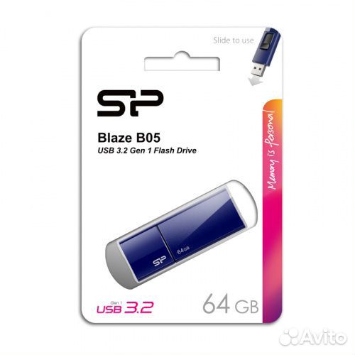 Flash Usb 3.0 Silicon Power Blaze B05 на 64GB