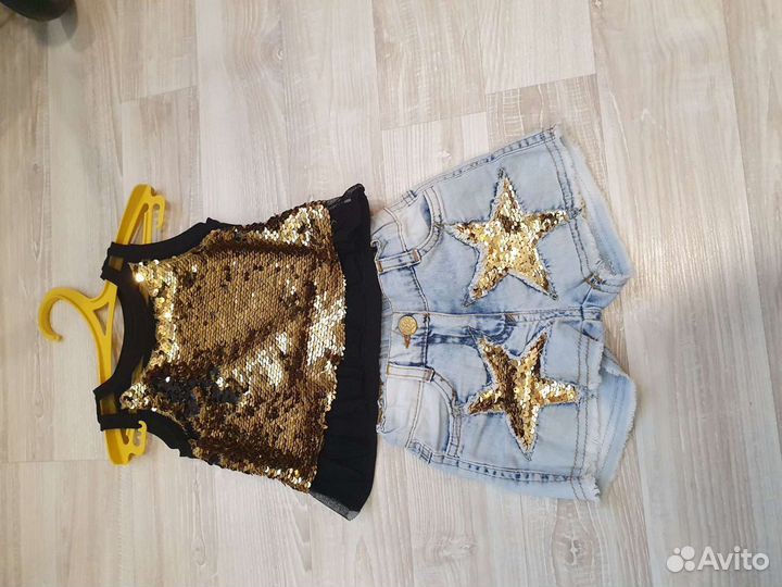 Костюм шорты и топ