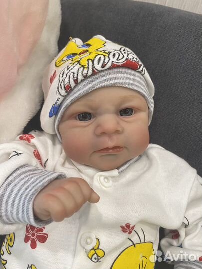 Кукла реборн Элайдж 45 см (новый ) ручная работа