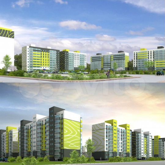 2-к. квартира, 66 м², 5/9 эт.