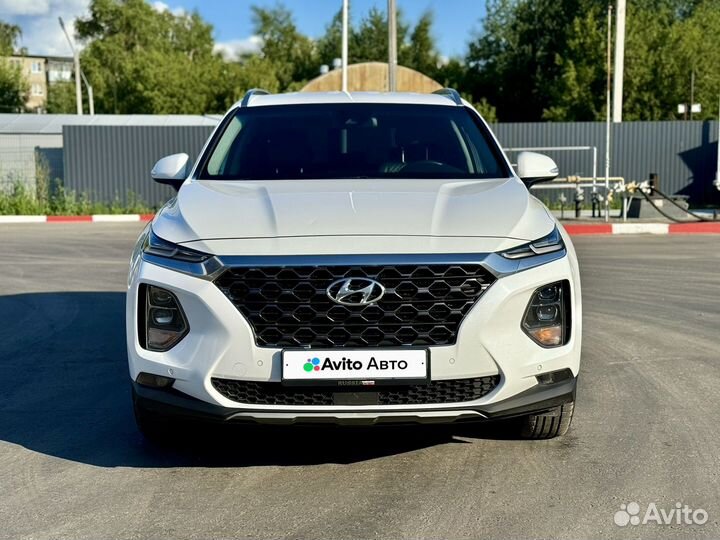 Hyundai Santa Fe 2.4 AT, 2019, 107 000 км