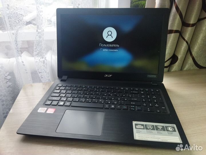Ноутбук acer aspire 3