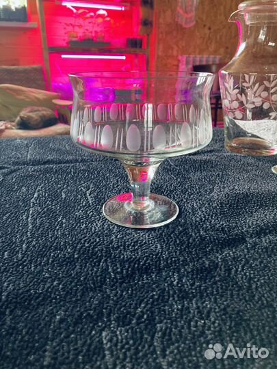 Ваза для фруктов, конфет хрусталь СССР