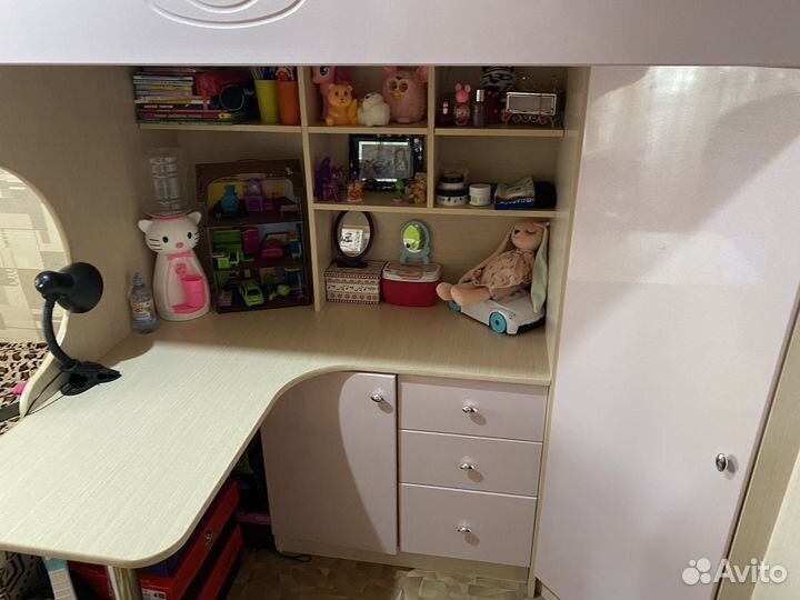 Двухъярусная кровать бу с матрасам