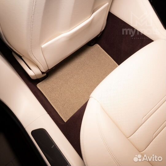 3D коврики из экокожи на Porsche в салон/багажник