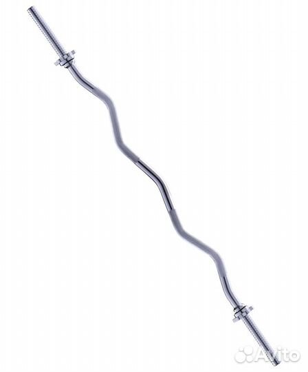 Гриф для штанги BB-101 EZ-образный, d25 мм, 120 с