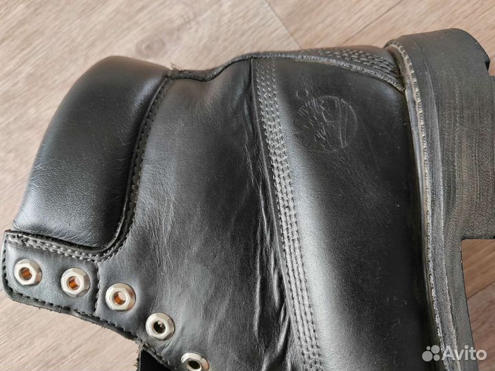 Ботинки кожаные