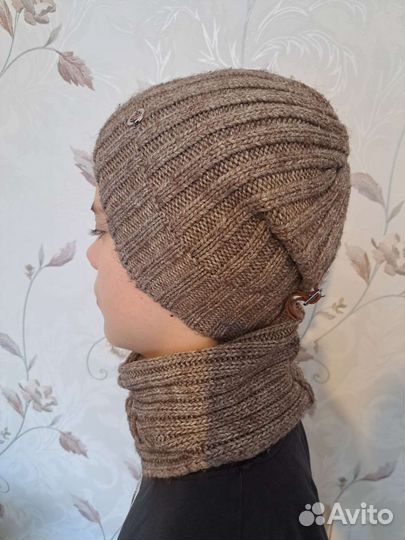 Зимняя шапка и снуд