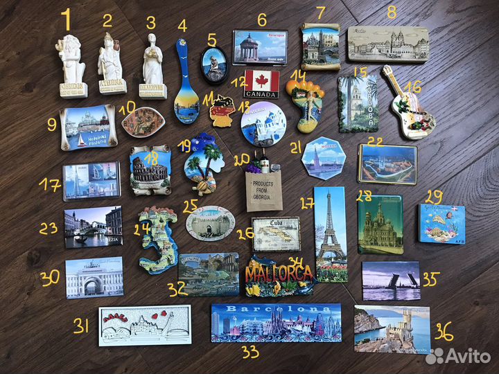 Магниты из разных стран