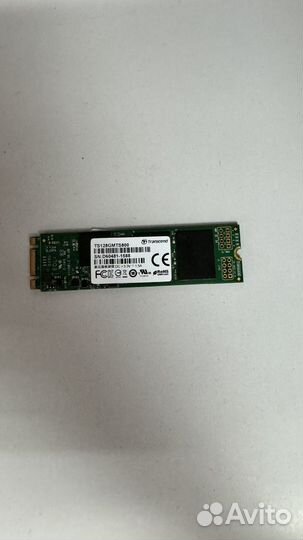 SSD Б/У M.2 SATA Transcend ts128gmts800 128 Gb 127