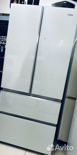 Холодильник side by side haier no frost стекло