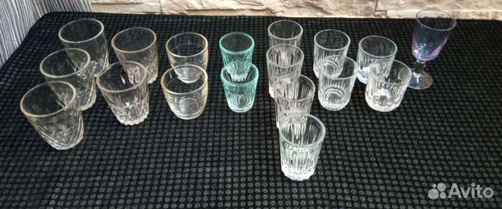 Стаканы граненые и рюмки СССР