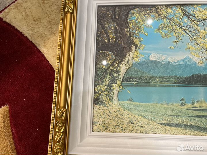 Картина с часами