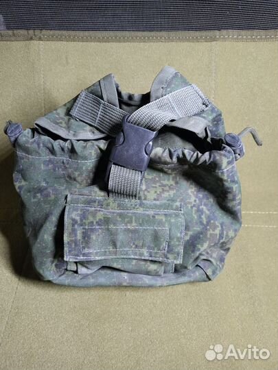 Подсумок ратник на систему Молле, зеленый пиксель