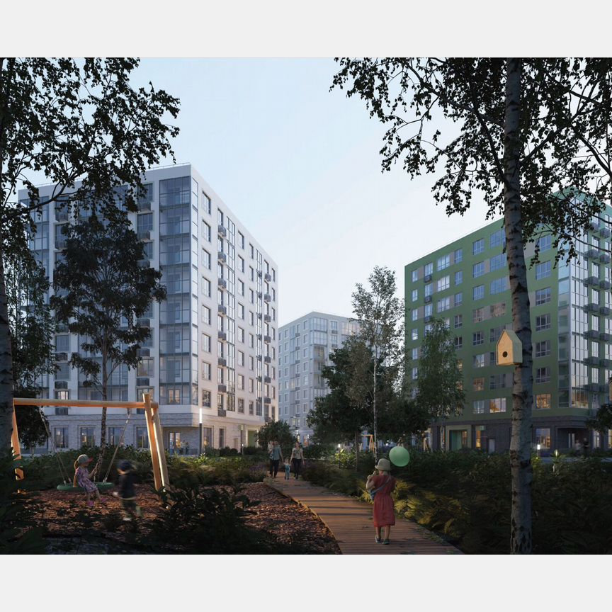 2-к. квартира, 46,4 м², 4/11 эт.