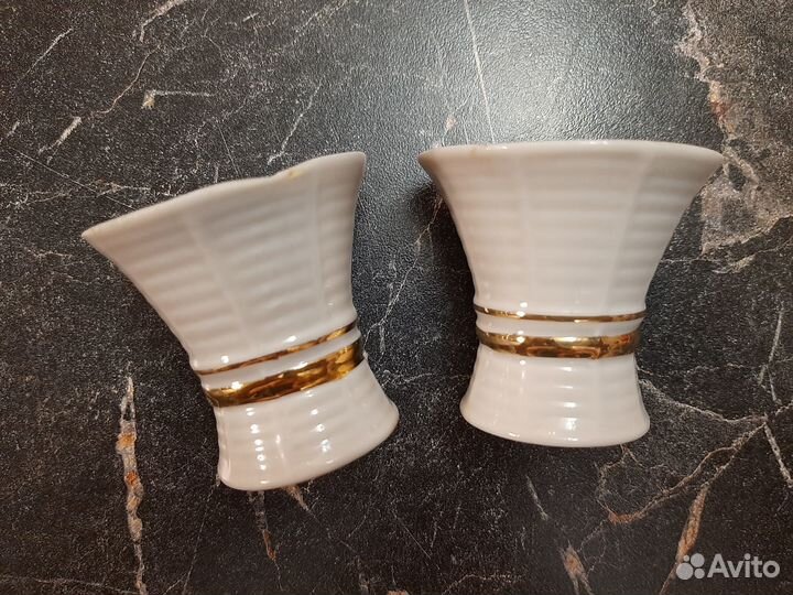 Пашотница времен СССР, фарфор с позолотой