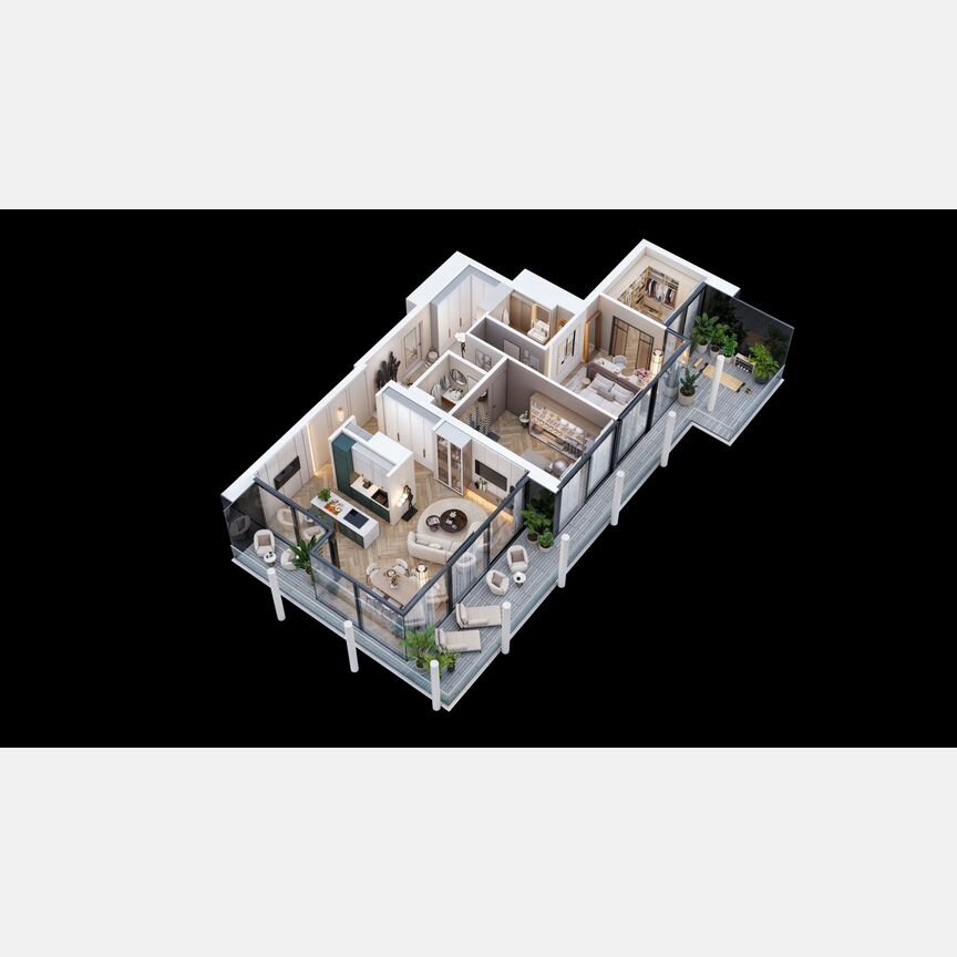 3-к. квартира, 134,5 м², 11/18 эт.