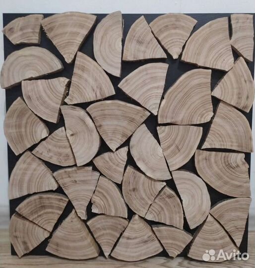 Панно из торцевых спилов