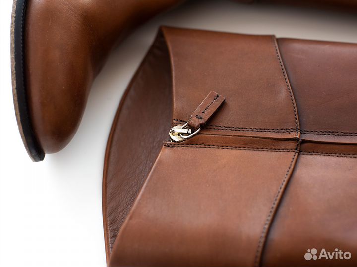 Сапоги женские натуральная кожа демисезонные Massi