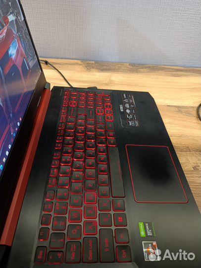 Игровой ноутбук acer nitro 5 1650/16gb/ips