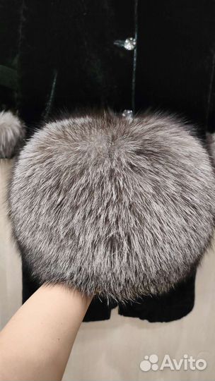 Шапка песцовая женская