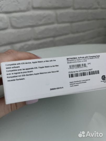 Беспроводные наушники apple airpods 2