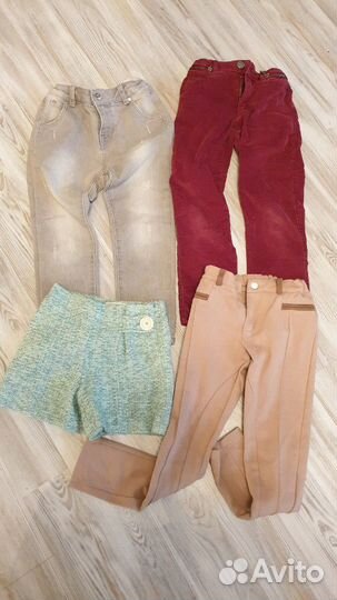 Джинсы twinset, шорты zara, леггинсы mayoral, брюк