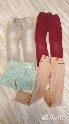 Джинсы twinset, шорты zara, леггинсы mayoral, брюк