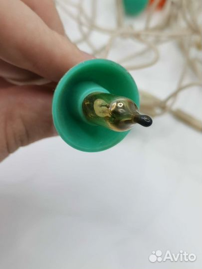 Гирлянда Грибочки СССР Рабочая 18 лампочек