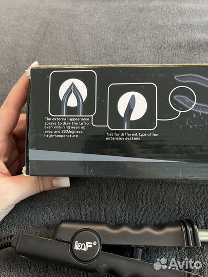 Щипцы для горячего наращивания волос
