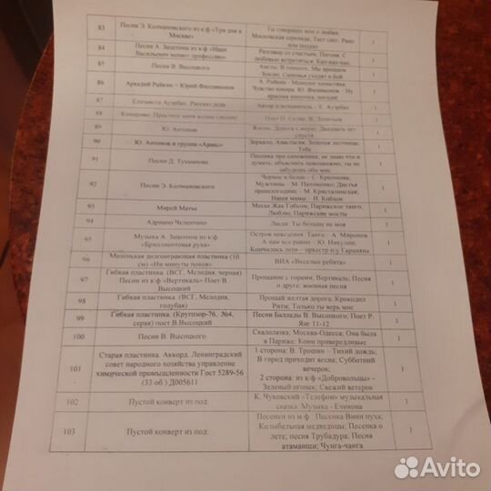 Виниловые пластинки