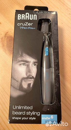 Триммер для бороды и усов Braun cruZer 6 precision