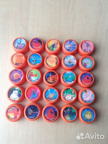 Крышки Pokemon от Mirinda