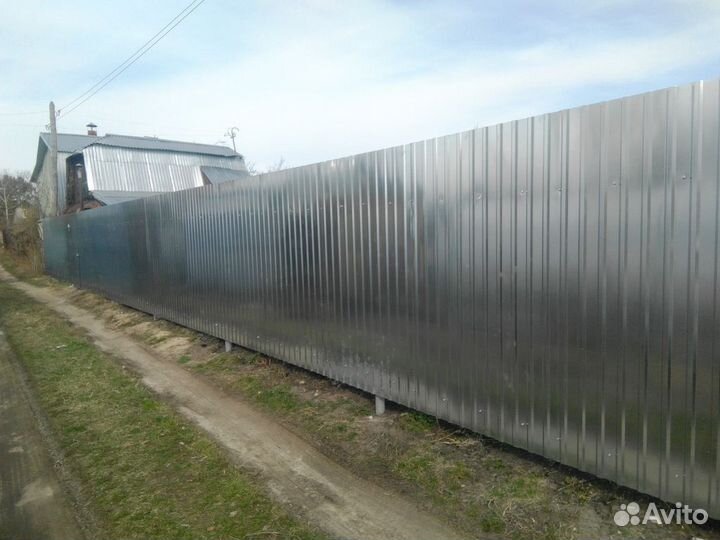 Забор из профнастила