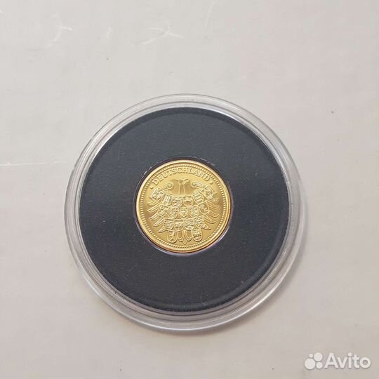 Roman herzog золотой жетон - медаль