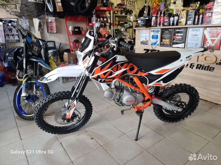 Питбайк Kayo Basic TT125 KRZ 17/14 кикстартер
