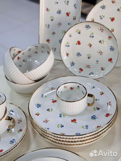 Сервиз на 6 персон Полевой цветок