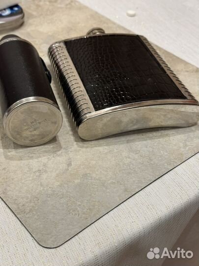 Фляги новые 2 шт и ситечко для заварки чая