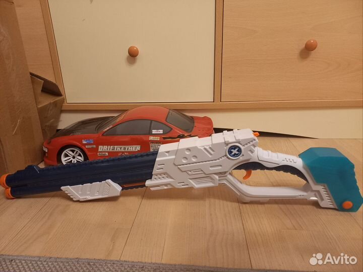 Детская игрушка (аля Nerf) дробовик