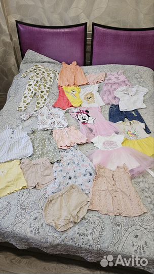 Летние вещи на девочку 92 пакетом