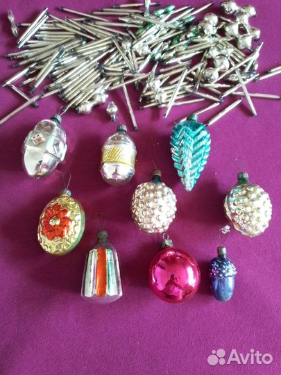 Елочные игрушки СССР