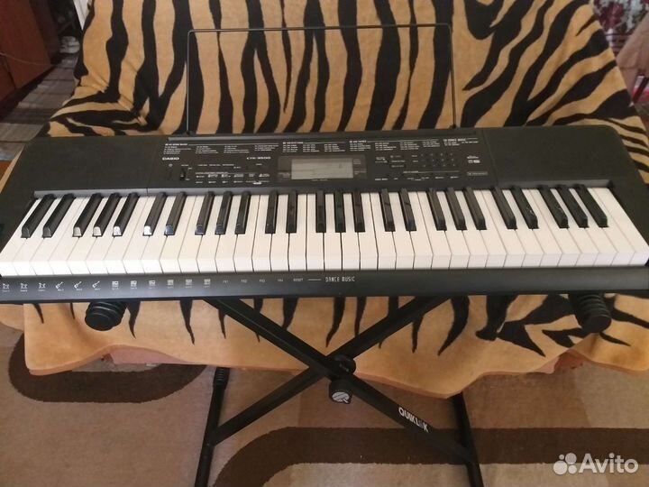 Синтезатор Casio CTK-3500 со стойкой